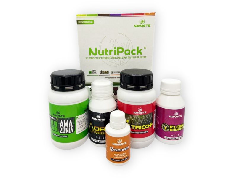 Namaste Nutripack Kit De Fertilizantes Cultivo Ciclo Completo